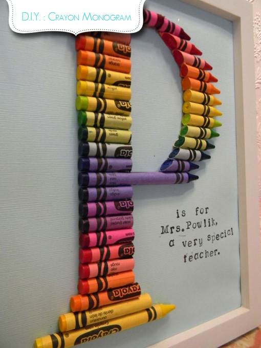 Crayon Monogram Crayon Monogram