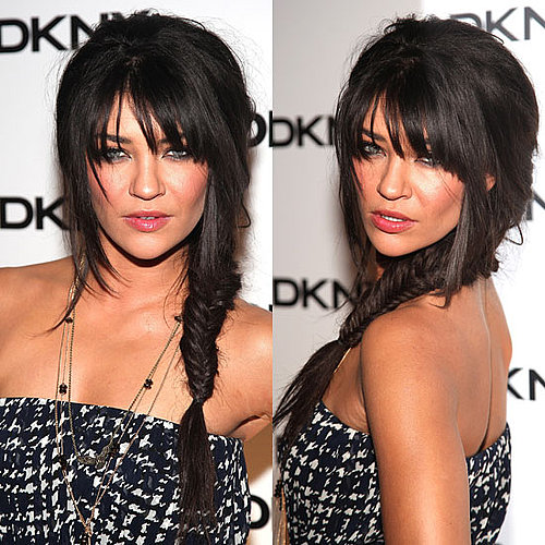 Jessica Szohr's Fishtail Braid at DKNY Sun Soiree