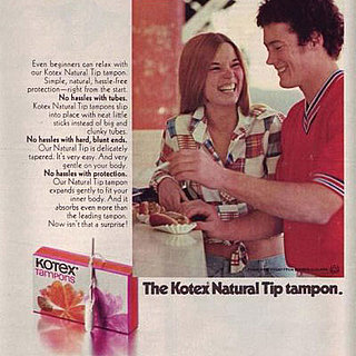 Vintage Tampon and Maxi Pad Advertising