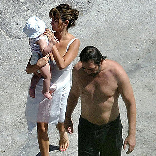 Penelope Cruz, Javier Bardem und Leo Bardem in Italien