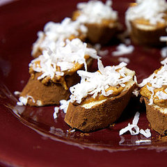 Preworkout Snack: Cocoa Almond Coconut Crusted Bananas