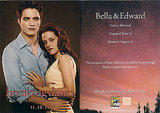 Edward and Bella's Breaking Dawn Promotional Card Now bigger