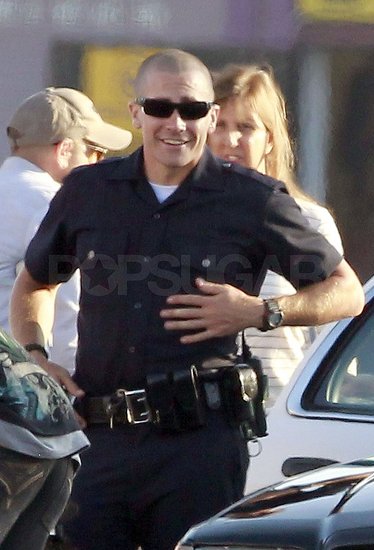 Jake Gyllenhaal, America Ferrera Shooting End of Watch Pictures Jake Gyllenhaal, America Ferrera Shooting End of Watch Pictures