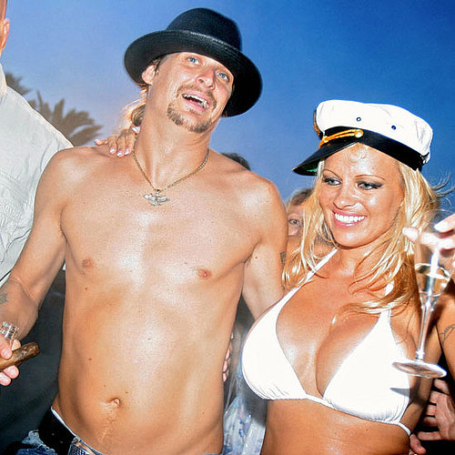 Kid Rock and Pamela Anderson celebrated with Champagne and beer on the day of their July 2006 St.-Tropez wedding.
Kid Rock and Pamela Anderson celebrated with Champagne and beer on the day of their July 2006 St.-Tropez wedding.