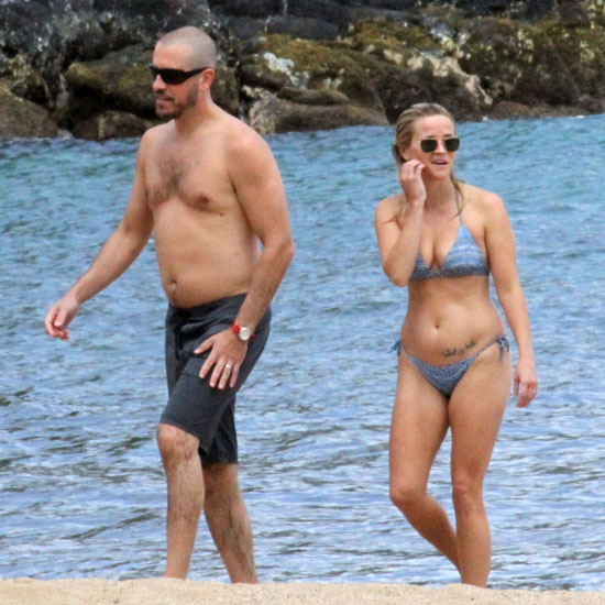 Following a European honeymoon, Reese Witherspoon and Jim Toth spent time in Hawaii in September 2011.
Following a European honeymoon, Reese Witherspoon and Jim Toth spent time in Hawaii in September 2011.