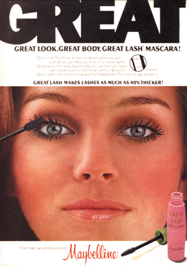 After several firsts — including being the first brand to use celebrity spokespeople like Rita Hayworth — the brand launched the water-based Great Lash mascara in '71 and an icon was born. After several firsts — including being the first brand to use celebrity spokespeople like Rita Hayworth — the brand launched the water-based Great Lash mascara in '71 and an icon was born.