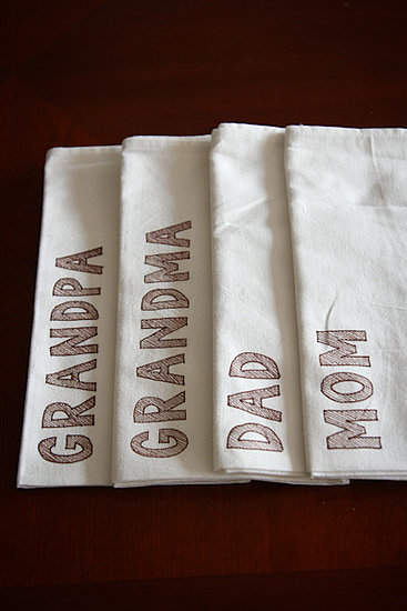 Napkin Notes and Place Cards Napkin Notes and Place Cards