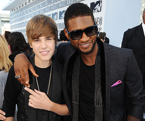Usher and Justin Bieber got together on the red carpet in 2010.
Usher and Justin Bieber got together on the red carpet in 2010.