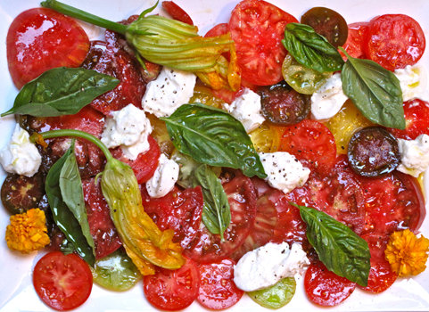 Heirloom Tomato and Burrata Salad