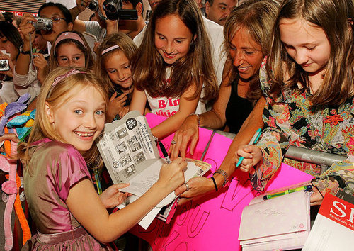 Dakota Fanning was swarmed by young fans at the 2005 premiere of Dreamer: Inspired by a True Story.
Dakota Fanning was swarmed by young fans at the 2005 premiere of Dreamer: Inspired by a True Story.