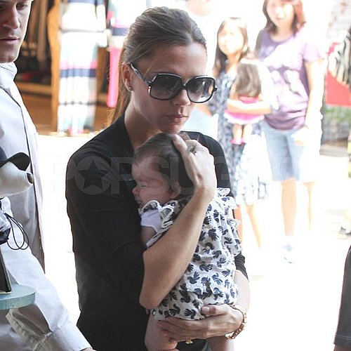 Victoria Beckham Takes Harper Seven Shopping in LA Pictures