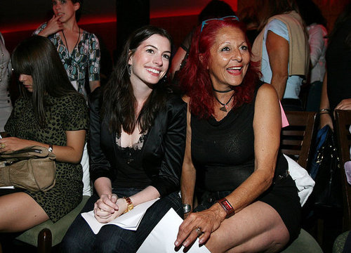 Anne Hathaway and stylist Patricia Field smiled big at Angel Devil in February 2007.
Anne Hathaway and stylist Patricia Field smiled big at Angel Devil in February 2007.