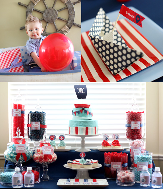 Nautical Pirate Birthday Party Nautical Pirate Birthday Party