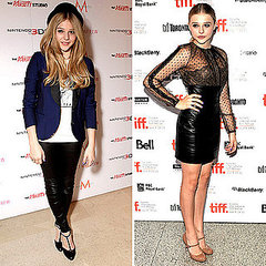 Chloe Moretz Wears Leather at the 2011 Toronto Film Festival Chloe Moretz Wears Leather at the 2011 Toronto Film Festival