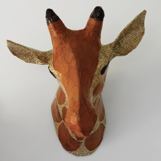 Papier-Mache Animal Head Trend For Nursery