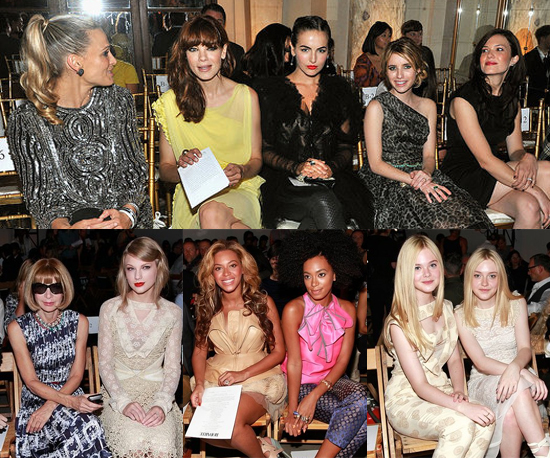 Front Row Celebrity Pictures at 2011 Spring New York Fashion Week Front Row Celebrity Pictures at 2011 Spring New York Fashion Week