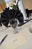 black and white baby shower