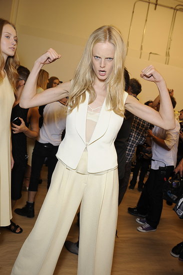 Spring 2012 Backstage Pictures: Calvin Klein, Ralph Lauren, L'Wren Scott