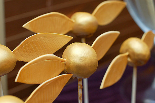 Golden Snitch Cake Pops Golden Snitch Cake Pops