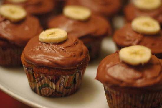 Chocolate and Banana Cupcakes