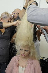 Spring 2012 Backstage Pictures: Prada, D&G, Fendi, Alberta Ferretti