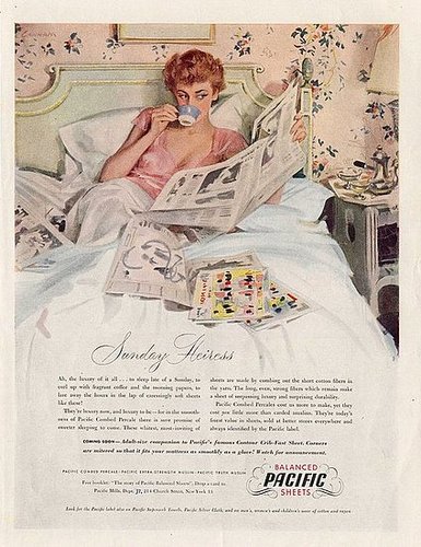 Ah, the luxury of sleeping in on a Sunday — some things haven't changed.
Ah, the luxury of sleeping in on a Sunday — some things haven't changed.