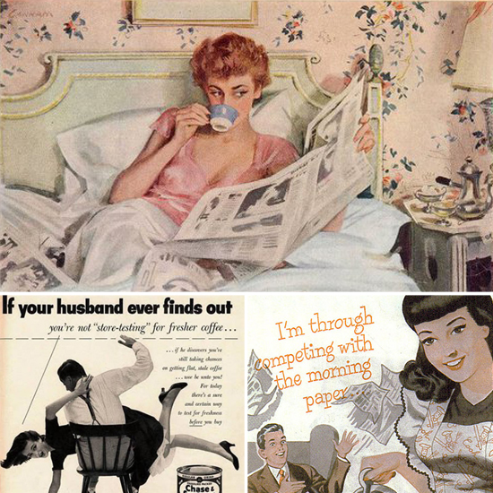 Vintage Coffee Ads For Women