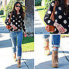 Jordanda Brewster Wearing Tory Burch Boots