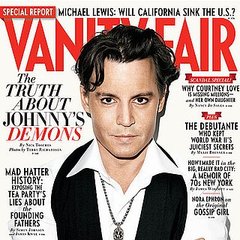 Johnny Depp on the Oct. 2011 Cover of Vanity Fair