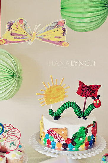 The Very Hungry Caterpillar Birthday Cake