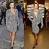 Who Wore Salvatore Ferragamo's Houndstooth Wrap Dress Better? 