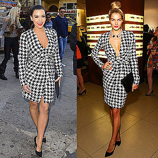 Who Wore Salvatore Ferragamo's Houndstooth Wrap Dress Better? 