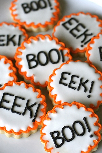 Boo! and Eek! Cookies Boo! and Eek! Cookies