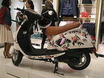 Rose-Covered Vespa