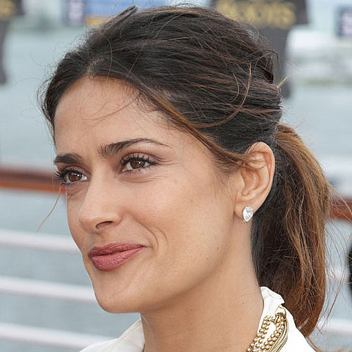 Salma's Stylist Shares the Trick to Keeping a Ponytail in Place