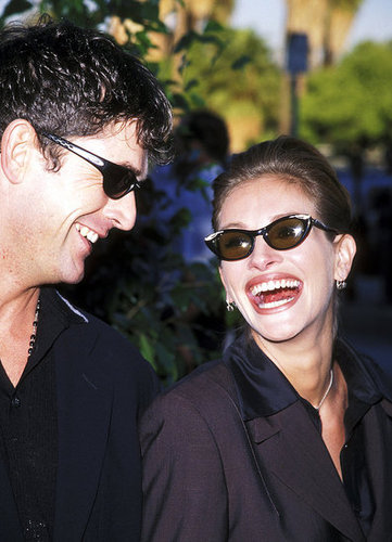 Julia Roberts and actor Rupert Everett were a match at the Blockbuster Awards in 1998.
Julia Roberts and actor Rupert Everett were a match at the Blockbuster Awards in 1998.