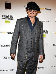 Johnny Depp at The Rum Diary NYC Premiere Pictures