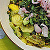 Tropical Salad With Wild Arugula and Pickled Shallots Recipe