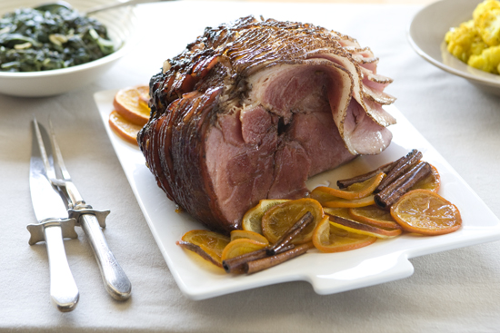 Roasted Spiral-Sliced Ham With Maple and Orange Marmalade Glaze Roasted Spiral-Sliced Ham With Maple and Orange Marmalade Glaze