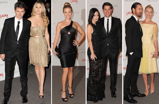 Hot Reese Joins Hollywood Couples Kate and Matt, John and Emily at LACMA's A-List Bash Hot Reese Joins Hollywood Couples Kate and Matt, John and Emily at LACMA's A-List Bash