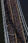 An Aerial View of the Runners