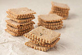 Gluten-free Multigrain Rosemary Crackers