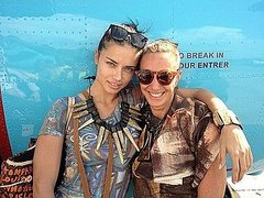 Adriana Lima For Donna Karan Spring 2012 Campaign — Behind the Scenes [Pictures]
