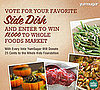 Thanksgiving Side Dish (Recipes) and Whole Foods Market Gift Card