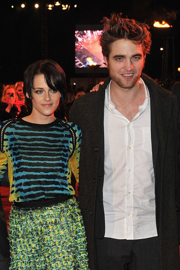 Kristen Stewart stayed close to Robert Pattinson in her Proenza Schouler outfit at a New Moon UK fan event in 2009.
Kristen Stewart stayed close to Robert Pattinson in her Proenza Schouler outfit at a New Moon UK fan event in 2009.