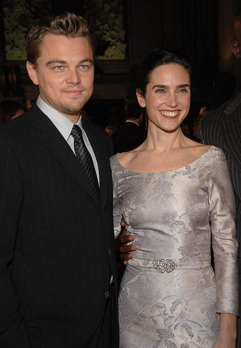 Leonardo DiCaprio and his Blood Diamond costar Jennifer Connelly smiled together on the red carpet at the movie's premiere in December 2006.
Leonardo DiCaprio and his Blood Diamond costar Jennifer Connelly smiled together on the red carpet at the movie's premiere in December 2006.