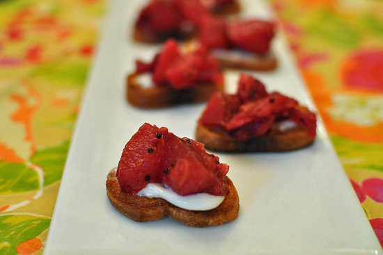 Crostini With Mostarda