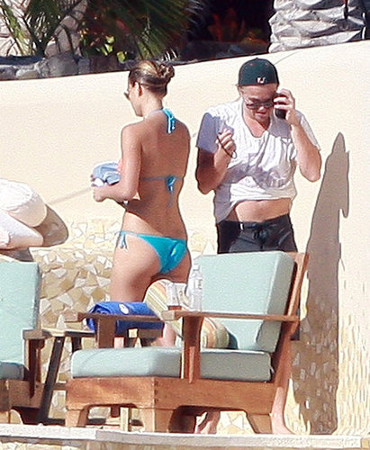 Leonardo DiCaprio and Bar Refaeli hit the beach during a vacation in Mexico in January 2009.
Leonardo DiCaprio and Bar Refaeli hit the beach during a vacation in Mexico in January 2009.
