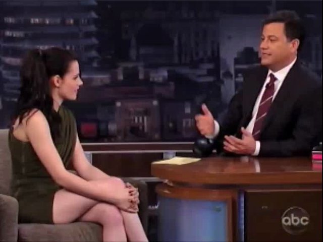 Kristen Stewart Tells Jimmy Kimmel About Her Intense Scenes in Breaking Dawn
