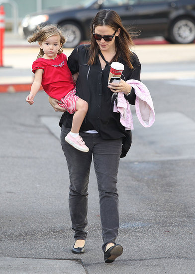 Pregnant Jennifer Garner + Seraphina Affleck Pictures in LA